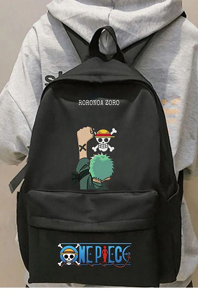 Touz Moda Anime One Piece Printed Backpack School Bag