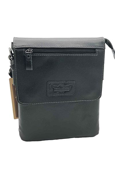 Micutz Slim Genuine Leather Pouch, Perfect for Tablet, 27cm x 22 cm x 4 cm, Black Color