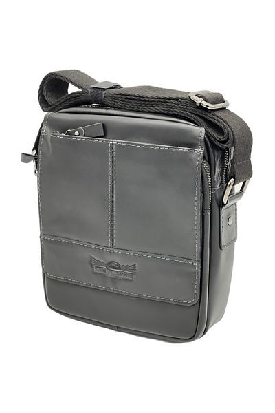 Micutz Ruff Ryder Men's Shoulder Bag Brown ~ Genuine Leather ✔️ Manager Collection, Black Color