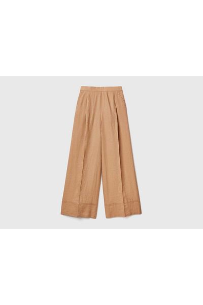 United Colors of Benetton 100% Pure Linen Palazzo Pants