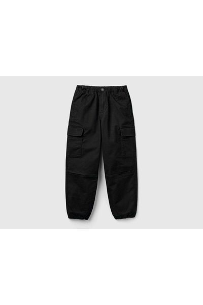 United Colors of Benetton Boys' Long Pants with Elastic Waist and Pockets