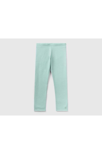 United Colors of Benetton Girls' Solid Long Leggings