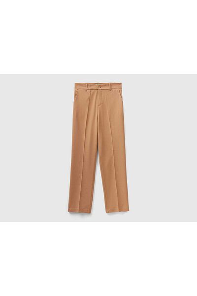 United Colors of Benetton Women's Solid Long Pants