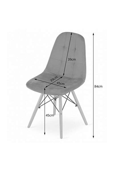 JollyMag Židle ve skandinávském stylu, Artool, Dumo, samet, dřevo, tmavě růžová, 45x53x84 cm