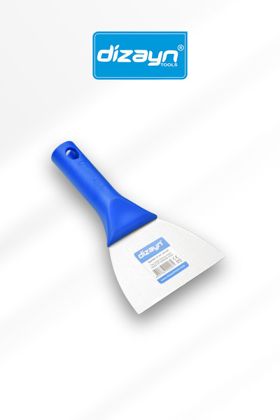 Dizayn Plastik Saptak Spatula 12 Cm | Sıva, Macun, Alçı Uygulama Aleti, Boya Kazıma Aleti