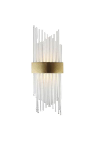 Generic Glow light battery-powered wall light, golden shape with a touch of luxury, yellow lighting color 3