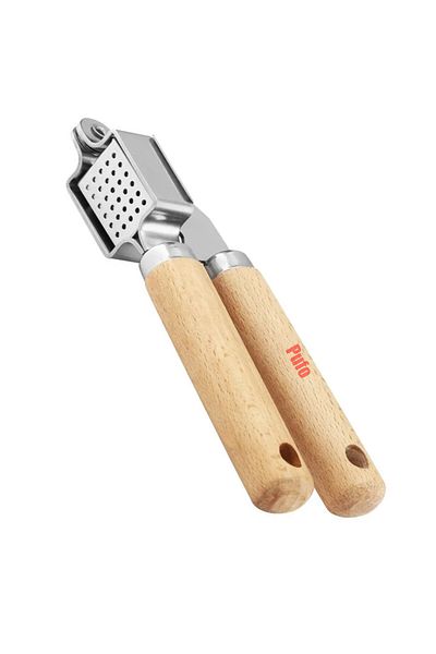 PUFO presă de usturoi cu mâner de lemn, 20 cm