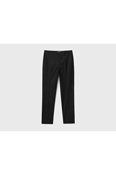 United Colors of Benetton Men's Solid Cotton Stretch Chino Pants