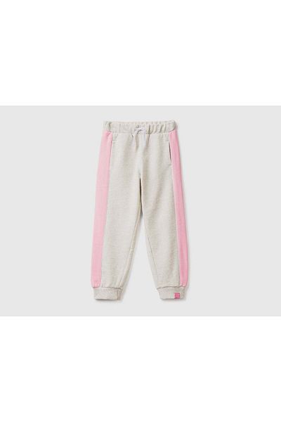 United Colors of Benetton Side Stripe Sweatpants with Front Tie