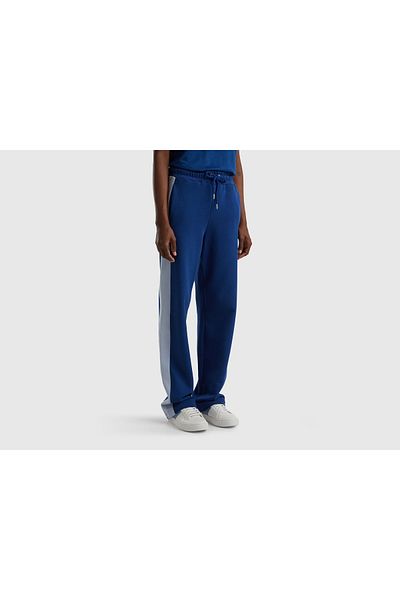 United Colors of Benetton Women's Side Stripe Joggers with Drawstring