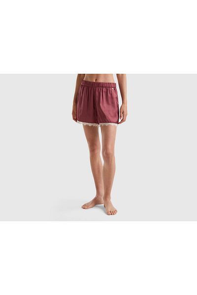 United Colors of Benetton Women's Satin Shorts
