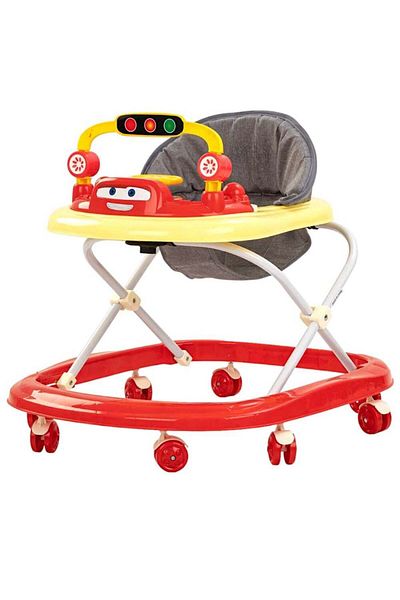 Toybox مشاية أطفال قابلة للطي مع مقعد مبطن ناعم من Toy Box - أحمر
