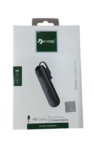 NYORK سماعة رأس لاسلكية N80 أحادية الصوت بتقنية البلوتوث أسود