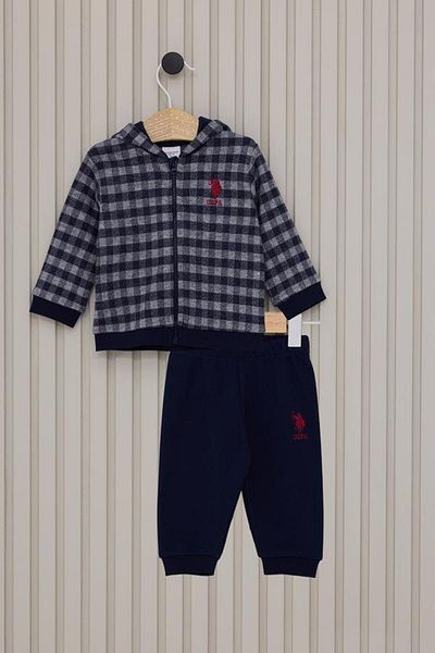 U.S. Polo Assn. Kids U.S Polo Assn Usb2160 Us Polo Baby Boy 3 Piece Set