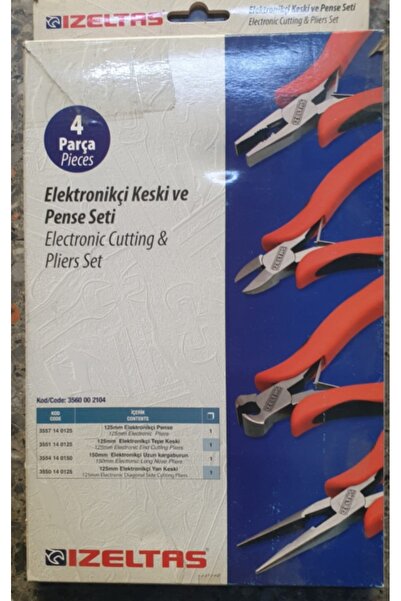 İzeltaş Elektronikçi Keski ve Pense Seti