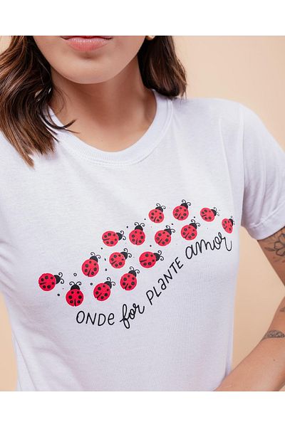 LUNAVISTA "plant love" Printed , short-sleeved, round-neck t-shirt