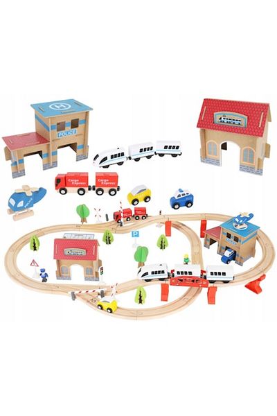 Stator Set Train Accessories, Stator, Wood, 3+ Years, Multicolor