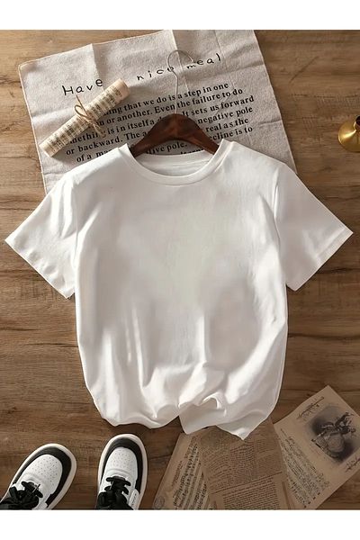 AEMİ Unisex Cest La Vie Life This Printed Oversize Crew Neck T-Shirt