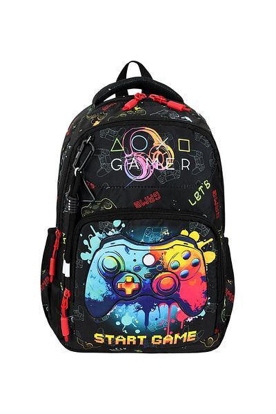 YİGİT BUTİK Yigit Butik Gamer Printed 3-Piece Boy's School Bag