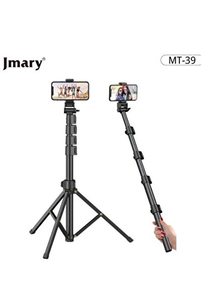 Jmary حامل ثلاثي القوائم MT-39 (ألومنيوم + حديد + ABS)