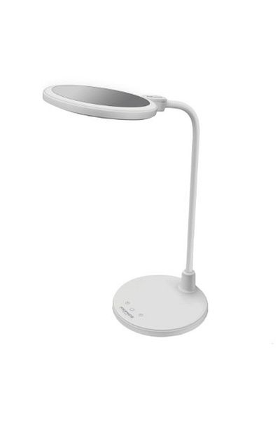 Promate Multifunctional desk lamp with vanity mirror, ring light and touch control