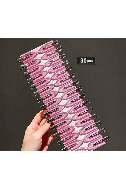 ABETE İz Bırakmayan Makyaj Tokası Saç Klipsi Mor 4 Adet