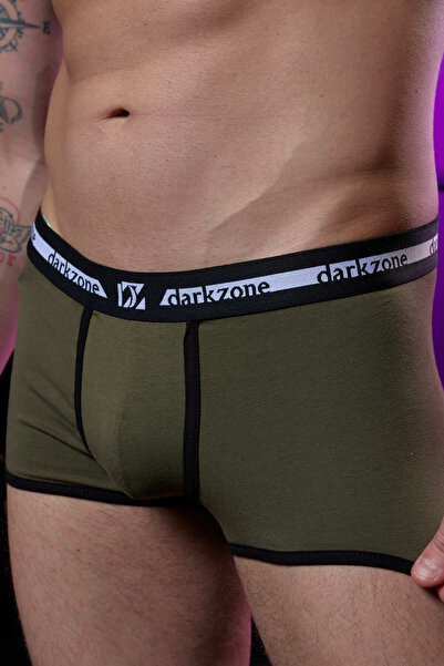 inkasole Black Piping Khaki Short Men's Boxers 3224