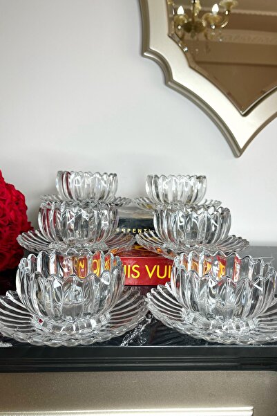 Hediye Köşkü طقم وعاء للوجبات الخفيفة مكون من 12 قطعة يتسع لـ 6 أشخاص