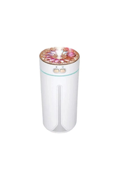 Wasat ELArab مرطب الهواء المحمول بسعة 250 مللي مع اضاءة جذابة لترطيب وتنقية الهواء