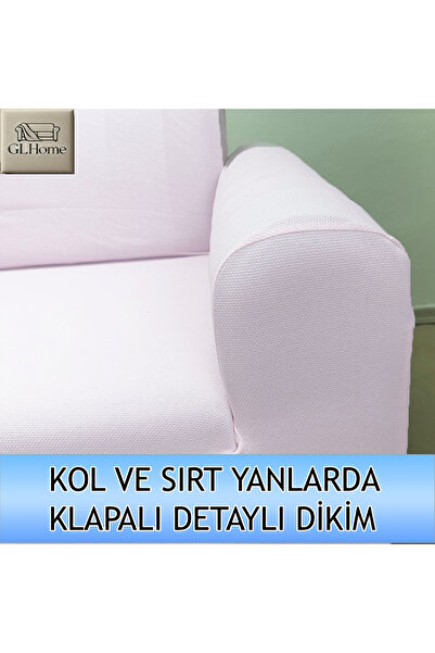 Home %100 PAMUK PETEK KUMAŞ 3+2+1+1 KOMPLE GİYDİRME KANEPE&ÇEKYAT, BOHEM, PORTO, vb. MODEL KOLTUK KILIFI