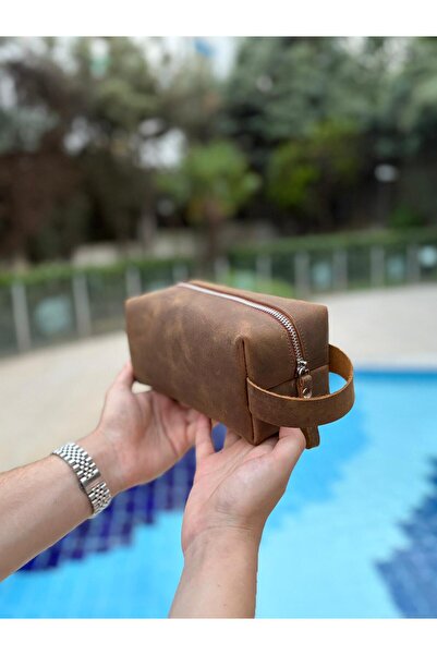 ÖzkanAccessory Elnath Genuine Leather Gift Unisex Handbag