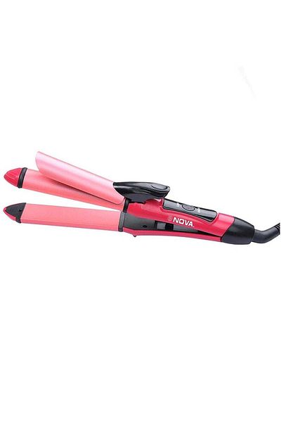 Nova 2 In 1 Hair Curler And Hair Straightener