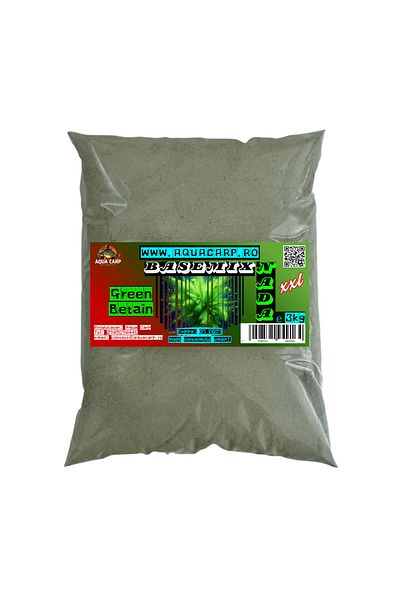 Aqua Groundbait BaseMix AquaCarp Green Betain 3kg