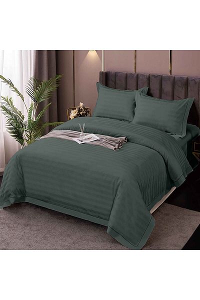 TextiLici BED LINEN DAMASK POLYCOTTON XXL (ANTHRACITE)