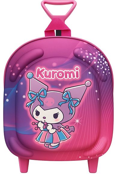 NEWFULL Kuromi Girl Kindergarten Backpack with Squeegee