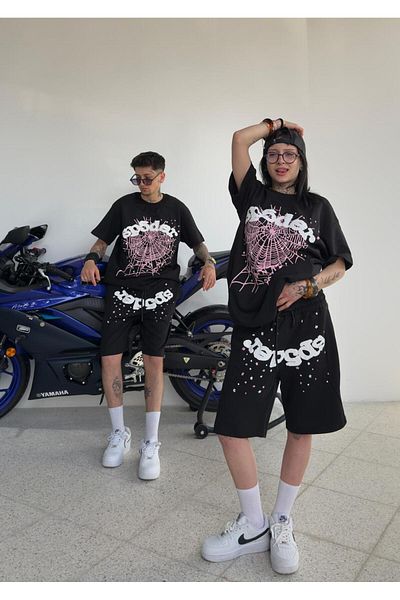zaee Spider Oversize Shorts Set