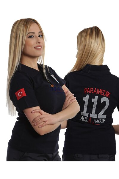 İBA MEDİKAL 112 Acil Sağlık Paramedik Kısa Kol T-Shirt