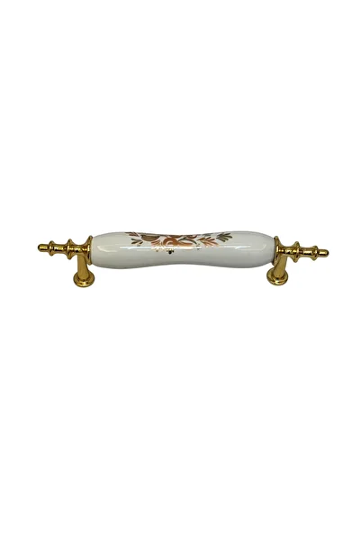 Online Home Market Porcelain Handle Soil Patterned 96mm(9.6cm) Size Furniture Drawer Door Handle