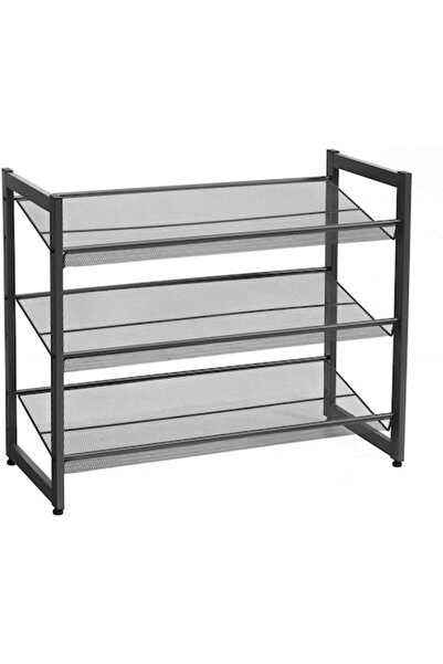 SONGMICS Suport pentru pantofi, multifuncțional, 3 rafturi reglabile, spațiu ...