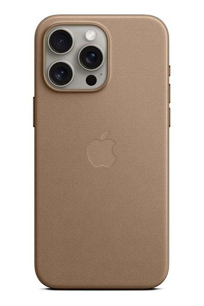 Apple iPhone 15 Pro Max FineWoven Case with MagSafe - Taupe Brown