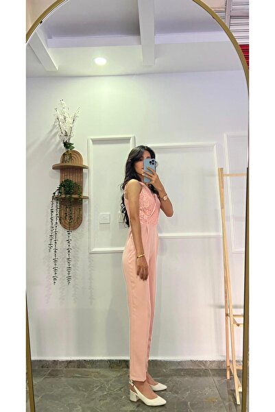şev butik Lace Detailed Jumpsuit