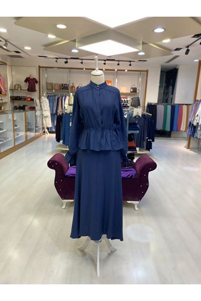 SELAM Beli Gathered Modal Skirt Suit 091