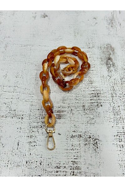 miraylahobi Akrilik Zincir Çanta Sapı Kahve Tonları 50 cm 1 Adet