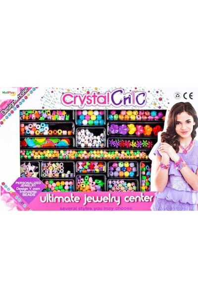 MalPlay Set margele pentru confectionat bratari Crystal