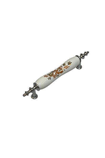Online Home Market Porcelain Handle Soil Patterned 96mm(9.6cm) Size Furniture Drawer Door Handle