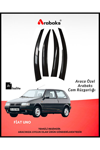 Arabaks Fiat Uno Cam Rüzgarlığı 4’lü Takım (MUGEN TİP, DAYANIKLI MALZEME, KOL...