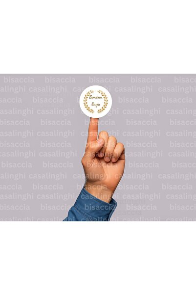 CASALINGHI Zemzem Suyu Etiketi Hediye Sticker Kabe Mekke Medine Yuvarlak Mat ...