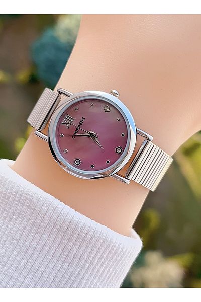 Weluxa Dial Silver Color Steel Cord Women Wrist Watch