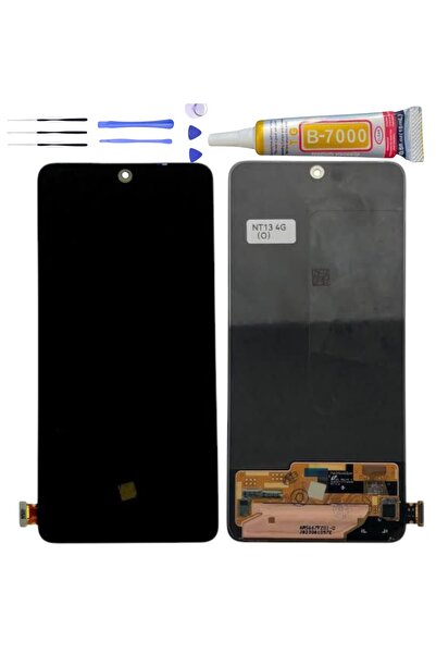indirimplus Redmi Note 13 4g Uyumlu Lcd Ekran Çıtasız+tamir Seti Yapıştırıcı Parmak Izi Okuyucu Çalışması