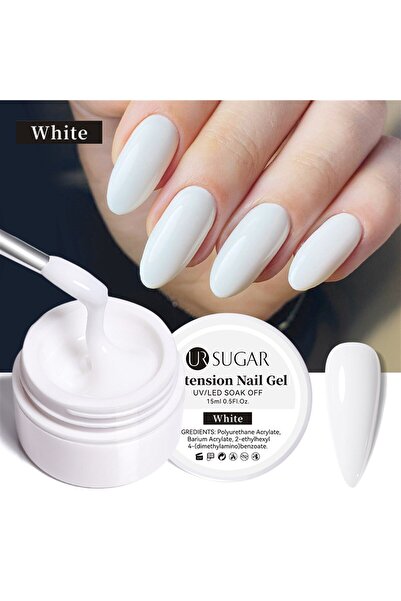 Born Pretty UR Sugar White Extension Nail Gel /Beyaz Protez Tırnak Jeli-15gr(...